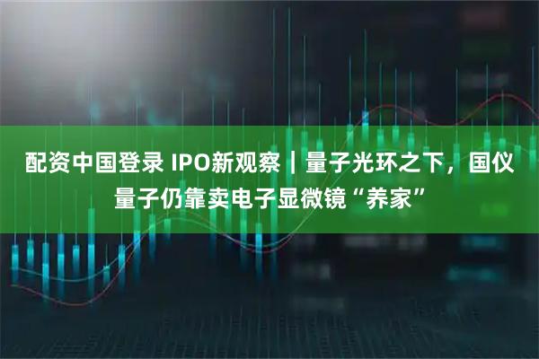 配资中国登录 IPO新观察｜量子光环之下，国仪量子仍靠卖电子显微镜“养家”